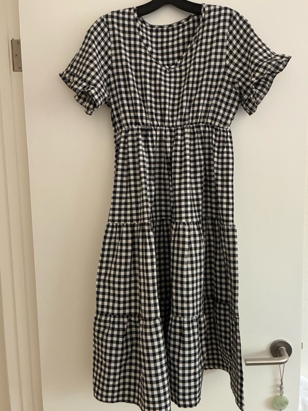 Black & White Tiered Dress